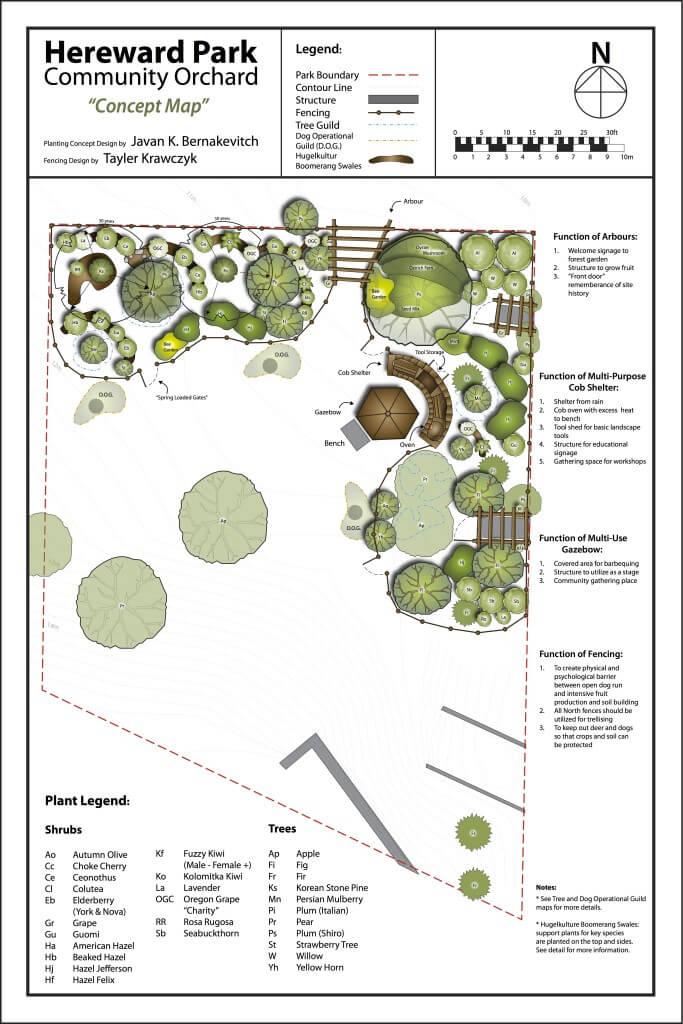 Concept design for Hereward Park